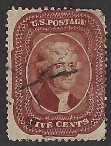 US Scott #28 Used F-VF