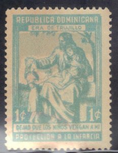 DOMINICAN REPUBLIC SCOTT# RA13 1c  1950  SEE SCAN