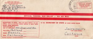 United States A.P.O.'s Soldier's Free Mail 1944 U.S. Army Postal Service, A.P...