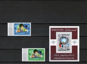 Iraq 1979 International Year of the Child Set(2)+1SS Sc928/0