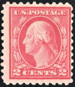 SC#425 2¢ Washington Single (1914) MLH