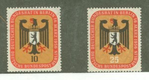 Germany/Berlin (9N) #9N118-119  Single (Complete Set)