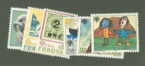 Faroe Islands #42-47  Single (Complete Set)