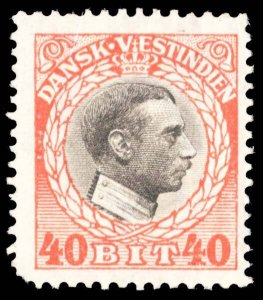 Danish West Indies Scott 57 Mint never hinged.