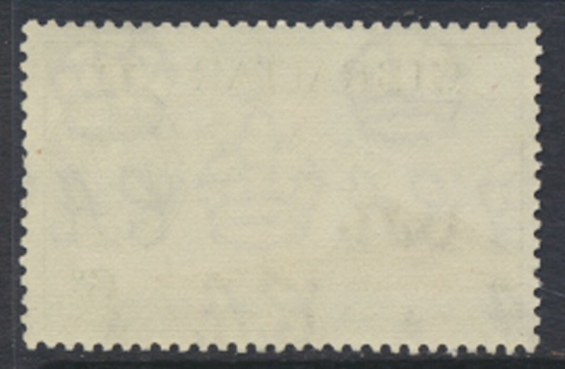 Gibraltar  SG  153 Black & Pale Blue  SC# 140  MNH  1953  see scans / details