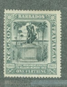 Barbados #102 Unused Single