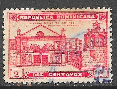 Dominican Republic 261: 2c Santo Domingo Cathedral, used, F-VF