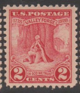 U.S. Scott #645 Valley Forge Stamp - Mint NH Single