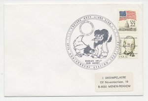 Cover / Postmark USA 1986 Lions Club - Hen Derby