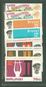 Brunei #124-130 Unused Single (Complete Set)