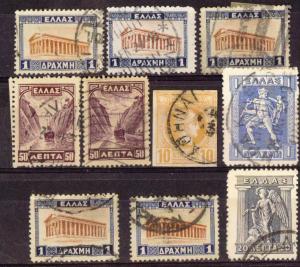 Greece old used stamps.A110