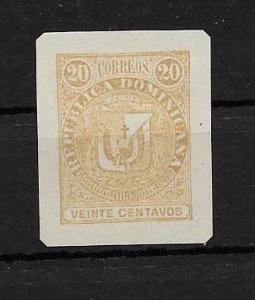 DOMINICAN REPUBLIC STAMP IMPERFECT #16OCT62
