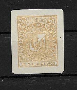 DOMINICAN REPUBLIC STAMP IMPERFECT #16OCT62
