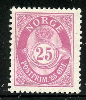 Norway # 87, Mint Hinge Remain