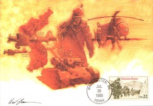 #2152 Korean War Veterans Maxi FDC