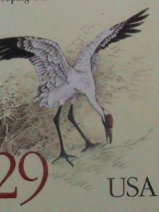 ​UNITED STATES-1994-SC# 2867-8 BLACK NECK & WHOOPING CRANES-MNH SHEET VF