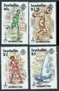 1980 Seychelles 461-464 1980 Olympic Games in Moscow