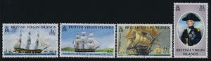 Virgin Islands 1055-8 MNH Sailing Ships, Battle of Trafalgar, Nelson