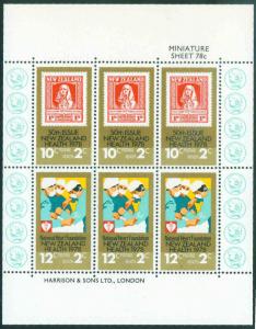 New Zealand Scott B102a Nurse and Doctors on Souvenir sheet MNH**