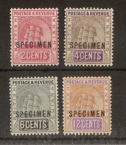 Br Guiana 1907 Specimens SG253-257 Mint