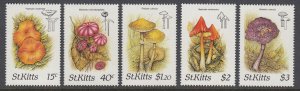 St Kitts 210-4 Fungi mnh