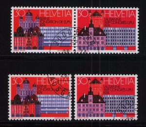 Switzerland 589-590 used stamps superb cancels (1)