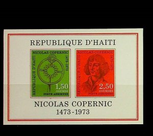 HAITI Sc C420 NH SOUVENIR SHEET OF 1974 - COPERNICUS