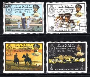 Sultanate of Oman #206-209  VF,  Used  CV 15.50  ...  4790009