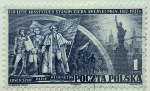 AlexStamps POLAND #319 VF Used 