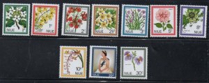 Niue Sc 122-131 1969  Flowers stamp set mint NH