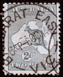 Australia Scott 3a, Deep Gray (1913) Used F-VF, CV $10.00 M