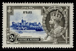 FIJI GV SG243, 2d ultramarine & grey SILVER JUBILEE, M MINT.