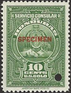 HONDURAS SPECIMEN