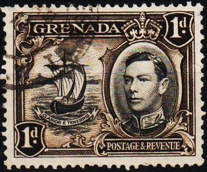 Grenada. 1938 1d S.G.154a Fine Used