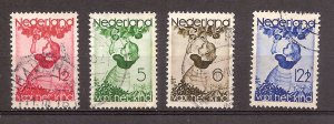 Netherlands - 1935 - NVPH 279-82 - Used - NS071