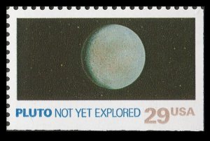 US 2577 Space Exploration Pluto Not Yet Explored 29c single MNH 1991