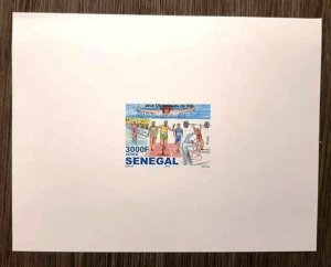 SENEGAL 2016 DELUXE PROOF OLYMPIC GAMES CYCLING WEIGHTLIFTING SWIMMING MNH-