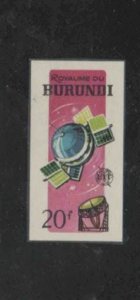 BURUNDI #133a 1965 20fr CENTENARY OF THE ITU MINT VF NH O.G IMP.