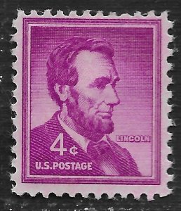 US #1036 4c Abraham Lincoln