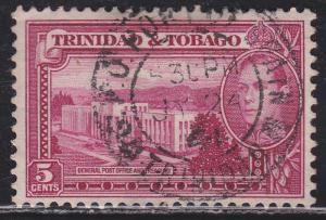 Trinidad & Tobago 54 General Post Office & Treasury 1941