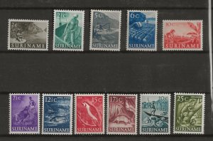 Suriname 1953 Scenes set MH