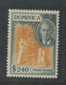 Dominica #136 Unused Single