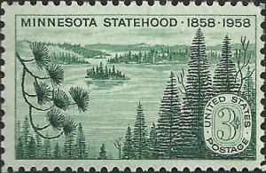 # 1106 MINT NEVER HINGED MINNESOTA STATEHOOD