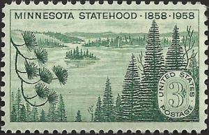 # 1106 MINT NEVER HINGED MINNESOTA STATEHOOD