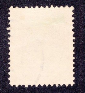 Netherlands 1908 20c olive green & gray Wilhelmina, Scott 75 used, value = 50c