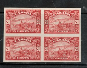 Canada #157a Extra Fine Never Hinged Imperf Block