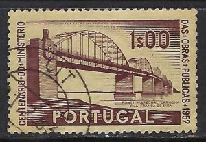 Portugal 757 VFU BRIDGE W042-4