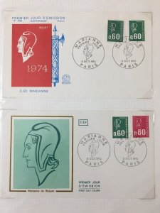 France 1967 MNH Used Art Marianne (Apx 110+) Covers Silks(60+)1.6kg( GM1757)