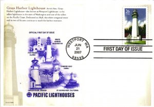 #UX504-UX508 Pacific Lighthouses Postcards SET OF 5 Different ONE SHOWN – A...