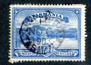 1899 Tasmania Sc.# 92 used cv $12.50 (209 BCXX )